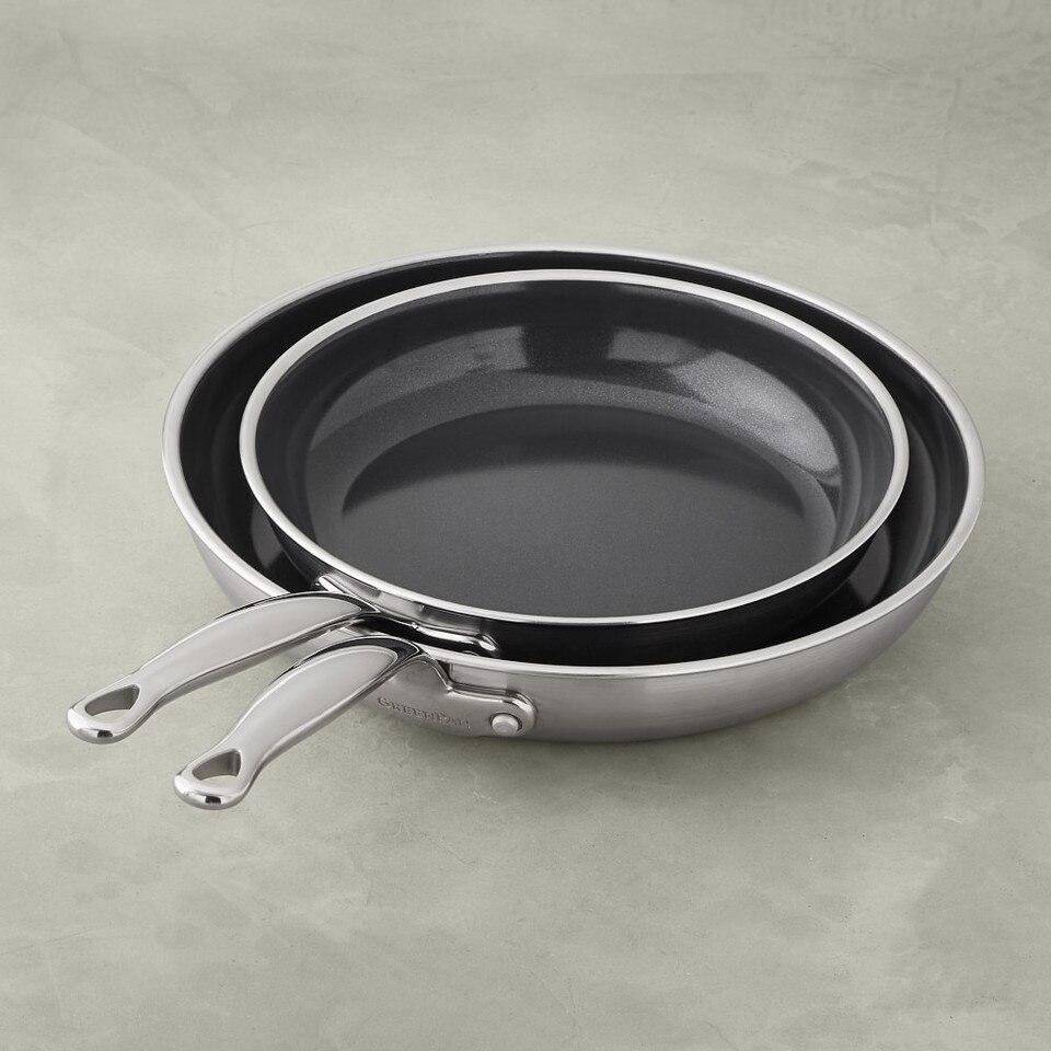GreenPan™ Premiere 25 cm & 30 cm Fry Pan Set Williams Sonoma Australia